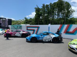 ポルシェイベント車両ラッピング